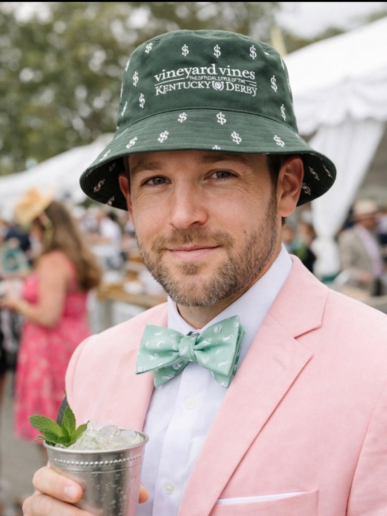Vineyard Vines Other - Vineyard Vines Hunter Green Bucket Hat w Dollar Signs